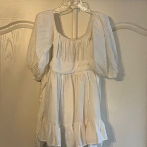 Tie back summer dress